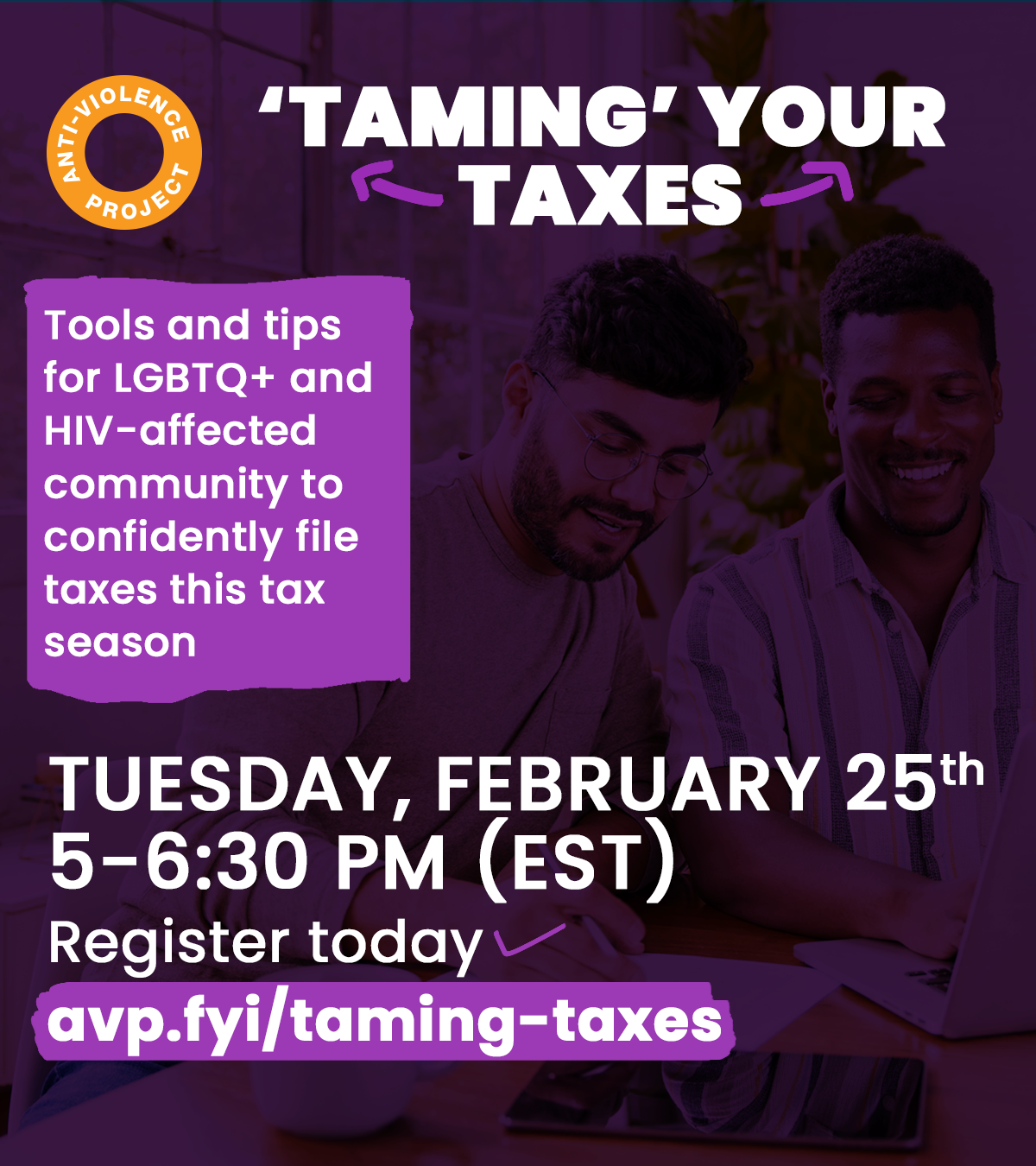 Taming Your Taxes Webinar