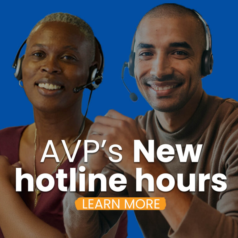new hotline hours AVP